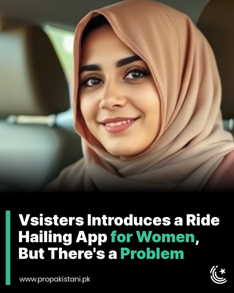 ProPakistaniPK's tweet photo. May not be able to compete with other ride hailing apps.
Read More: https://t.co/BhM8LvHaxc
#Vsisters #RideHailing #InDrive https://t.co/KaudNC7vML