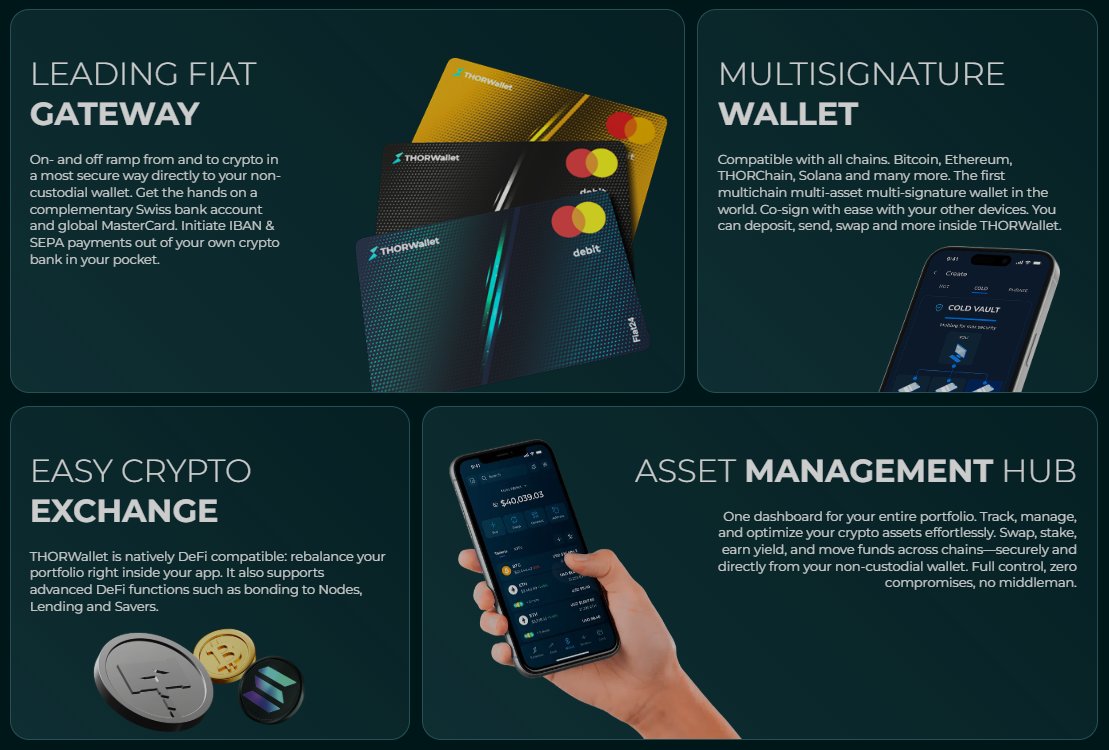 Okay so the <a href="/Thorwallet/">THORWallet - Onchain Finance</a> $TGT CEO just dropped some alpha in TG again and what they are cooking is crazy!  I've said it before and was dead wrong, but THIS team really IS different when it comes to underpromising and actually listen to their users and holders. #DeFi made in