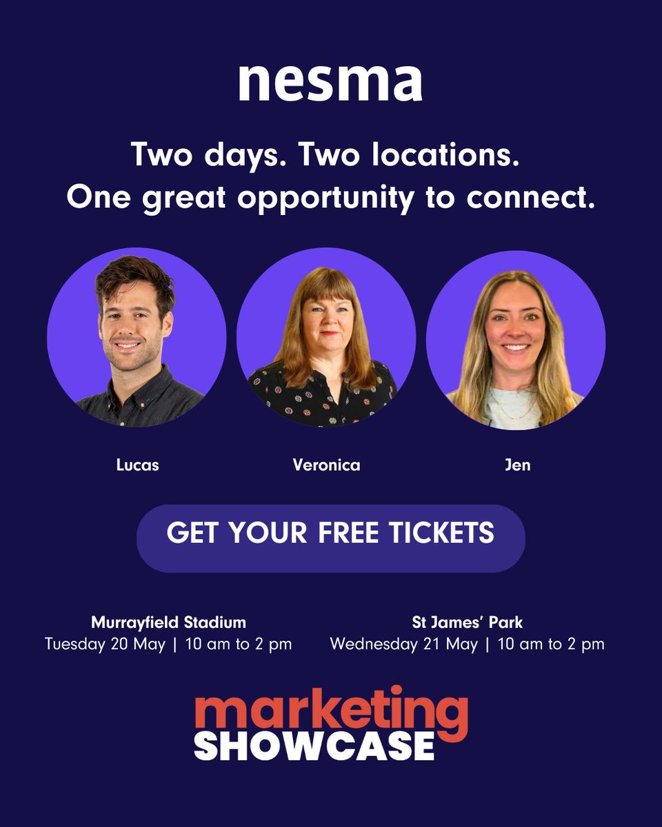 Two days. Two locations. One great opportunity to connect at MarketingSHOWCASE..

Veronica Swindale and Lucas Peregrin will be heading to Edinburgh, and Jen Lorimer will be holding the fort in Newcastle - They’d love to catch up with you!