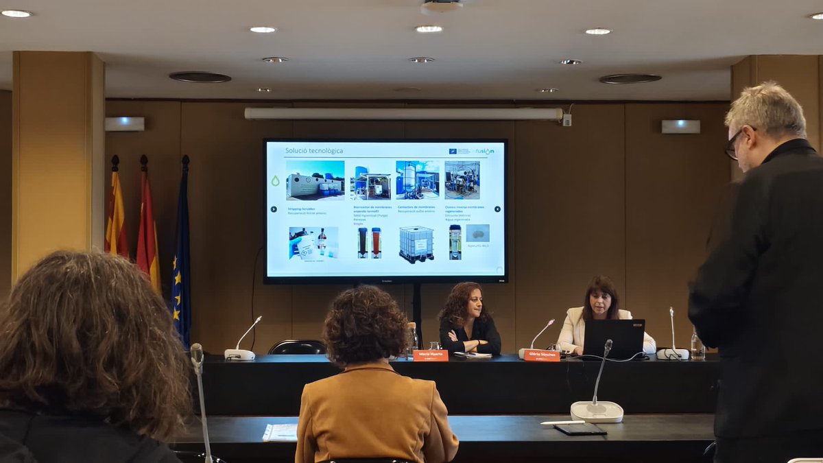 🍋Hemos presentado la #soluciónINFUSION y los resultados de la aplicación en agricultura de los productos obtenidos en el piloto de Ecoparc 2, Barcelona.

Solo de manera transversal y conjunta podremos avanzar hacia una #agriculturasostenible🍋.

#PlaAlimentacióSostenible #AMB