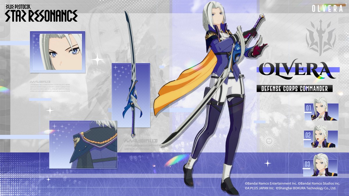 BPSR_Official's tweet photo. ✨Adventure Buddy: Olvera✨
A brilliant commander, unflappable yet decisive, Olvera shines with both wisdom and strength. 

#BlueProtocolStarResonance #StarResonance #BPSR https://t.co/1riu61NHpF