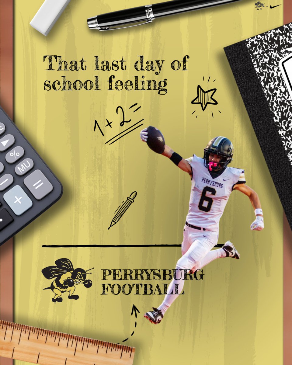 Perrysburg Football (@perrysburgfb) on Twitter photo Jackets- enjoy your last day of the school year and don't forget to study for your exams! Summer is loading...
<a href="/dirk_conner/">Dirk Conner</a>
<a href="/PburgAthletics/">Perrysburg Athletics</a> Jackets- enjoy your last day of the school year and don't forget to study for your exams! Summer is loading...
<a href="/dirk_conner/">Dirk Conner</a>
<a href="/PburgAthletics/">Perrysburg Athletics</a>