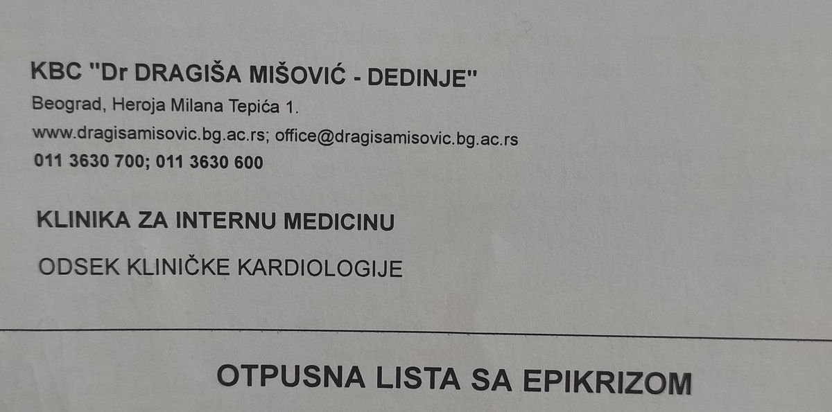 љуба је пуштен и осећа се добро (барем ми брат тако каже) и оно најбитније гушење се не враћа а сестра ми је рекла ако му опет буде позлило да ће бити без проблема примљен назад