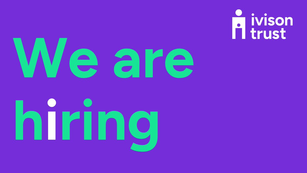 We are seeking an enthusiastic, experienced administrator to join our friendly, caring passionate team. 

For a full job description and application form please visit: 
ivisontrust.org.uk/vacancies/offi…

The closing date for this role is 5pm,16th June 2025.

#jobsearch #hiring