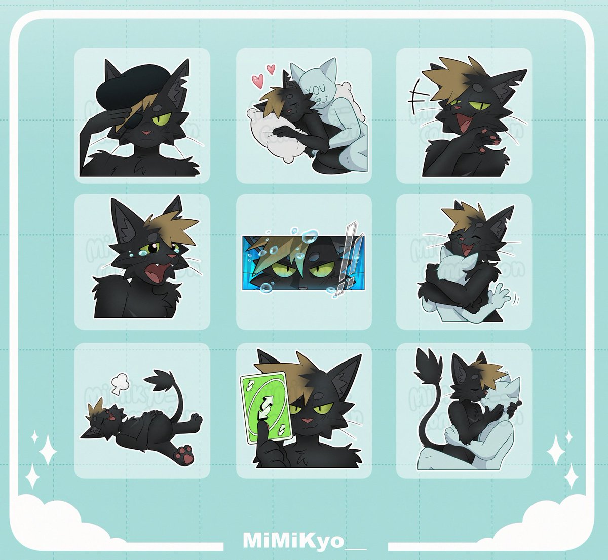 MiMiKyo__'s tweet photo. Commission for dougie_doo (Fiverr) (❁´◡`❁) ❤
#telegramstickers #furryart #furry #Stickercommission https://t.co/tRWSGQdxjJ
