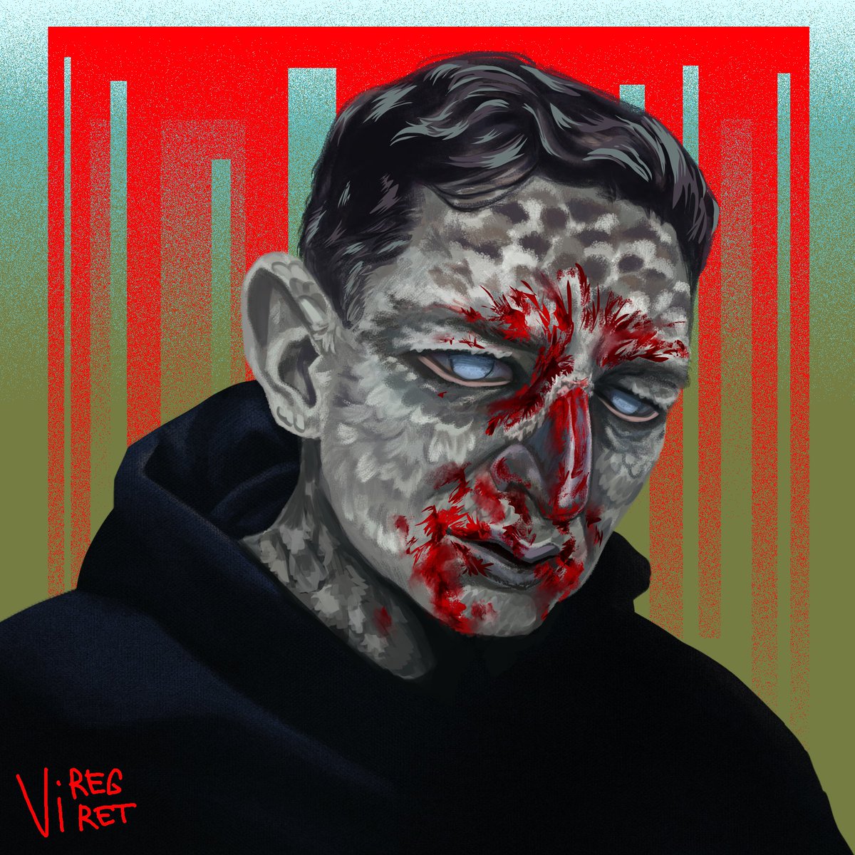 Как же поднасрал, все мои лучшие недоделки с этим лицом и мне их жаль выбрасывать, а дорисовывать тщательно ЛЕНЬ.