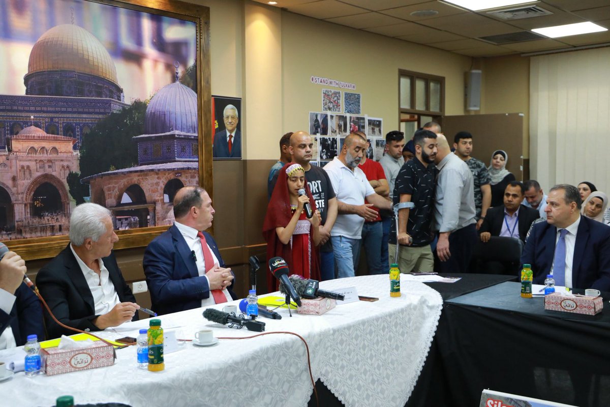 pmofa's tweet image. During the field visit of ambassadors and consuls accredited to the State of Palestine, organized by the Ministry of Foreign Affairs in cooperation with the #Tulkarm Governorate, several live testimonies were presented from the Tulkarm Governorate in general, and specifically