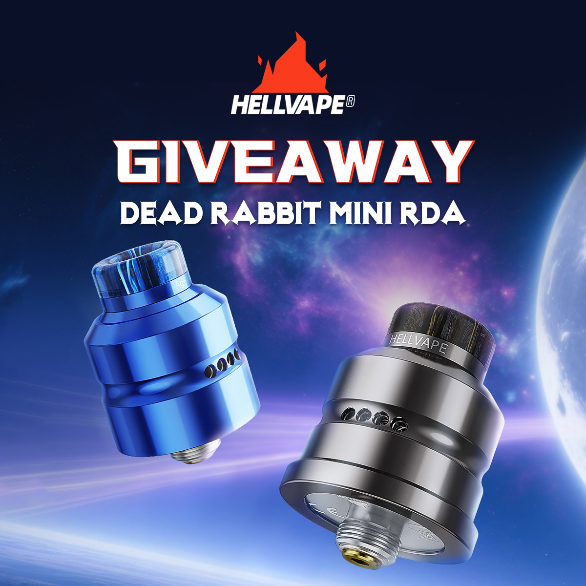 🎉Hellvape Dead Rabbit Mini RDA Giveaway🎉

🏅1 winner
📆Ends on June 3rd, 2025

Join:👇
 🧷shorturl.at/L0uu1

⚠ Warning: The device is used with e-liquid which contains addictive chemical nicotine. For Adult use only.

#sourcemore #sourcemoreofficial #giveaway