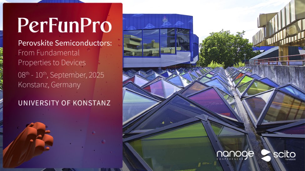 nanoGeConferences (@nanoge_conf) on Twitter photo 🔴Join leading experts at the Perovskite Semiconductors: From Fundamentals to Devices Conference to cutting-edge research in perovskite semiconductors & their real-world applications
📍Konstanz, Germany
🗓8th-10th September 2025
🔗Send your oral abstract:nanoge.org/PerFunPro/home 🔴Join leading experts at the Perovskite Semiconductors: From Fundamentals to Devices Conference to cutting-edge research in perovskite semiconductors & their real-world applications
📍Konstanz, Germany
🗓8th-10th September 2025
🔗Send your oral abstract:nanoge.org/PerFunPro/home