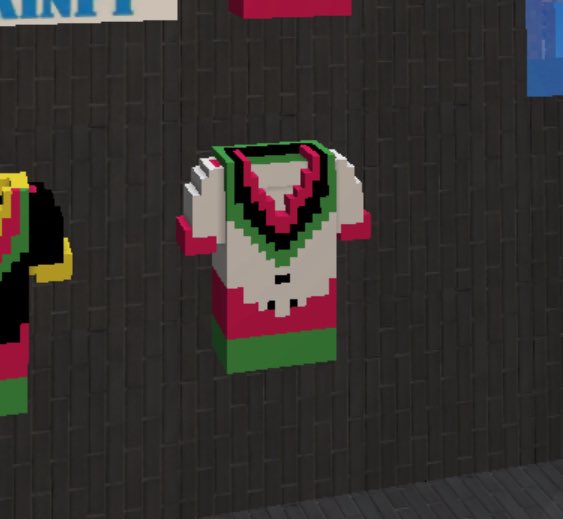 Checkout 'White Dashiki' by <a href="/DashikiNFT/">DashikiNFT</a> in the, “Genesis Collection” at our <a href="/cryptovoxels/">Voxels</a> location using the link below! 

voxels.com/play?coords=E@…
💥no login required!
💥access with a computer, phone, or VR headset!

#African #NFT #wearable #crypto #afrocentric #futuristic #art