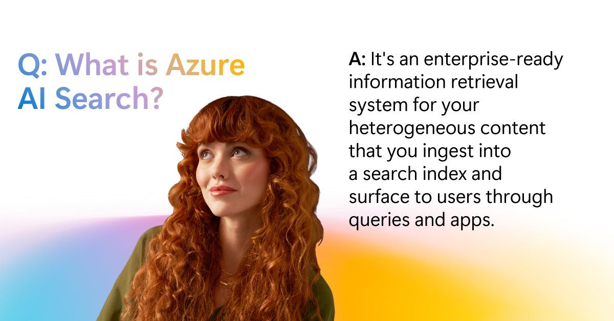 🔍 Azure AI Search helps you find the information you need quickly and accurately—even when dealing with large amounts of data. How has it made your search easier?