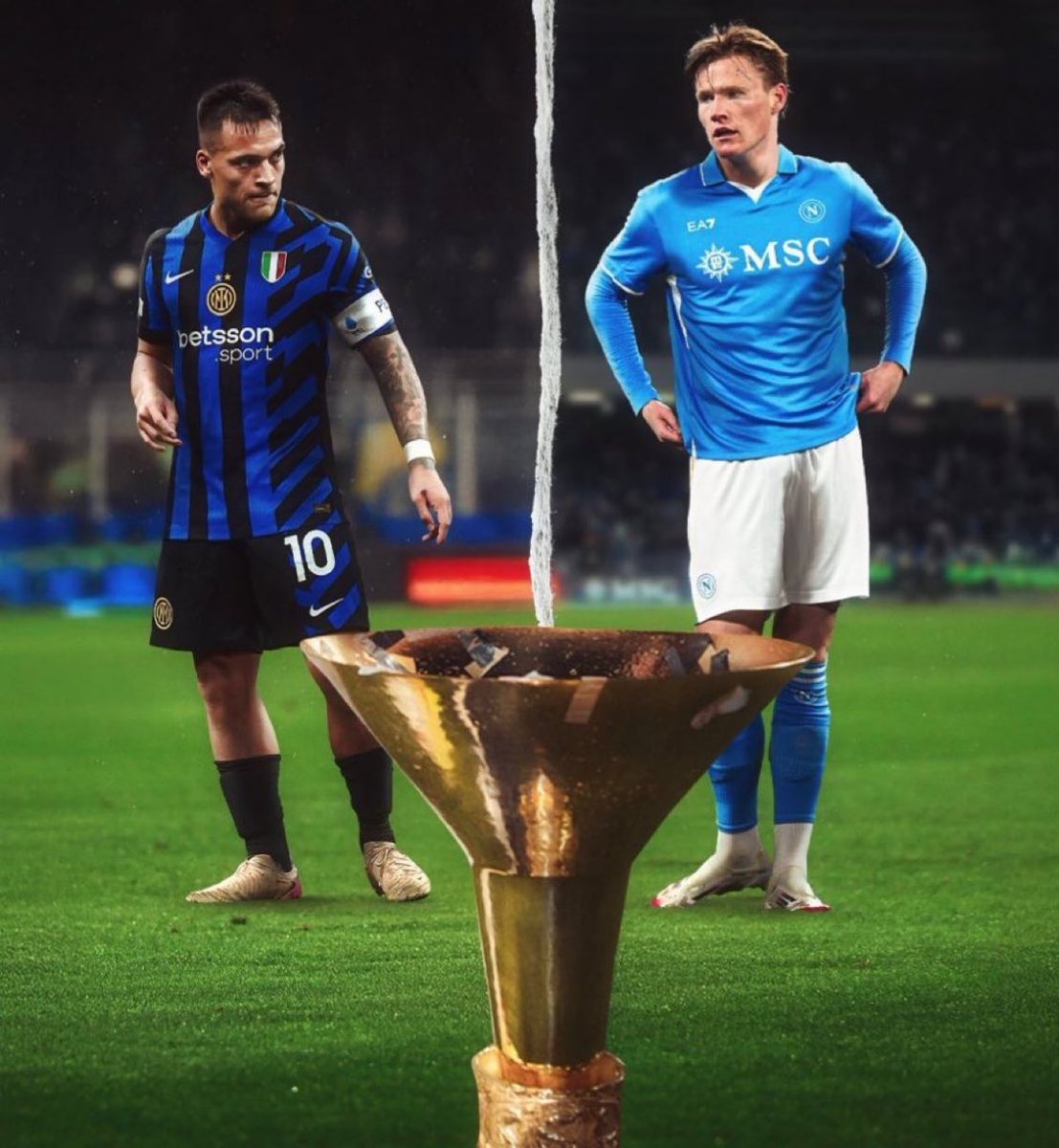 🚨🚨🚨🚨🚨🚨🚨🚨🚨🚨 عـاجـل |

في حالة التعادل في الترتيب، سيتواجه نابولي وإنتر  
يوم الاثنين 26 مايو في مواجهة مباشرة على اللقب

😨😨😨😨😨😨💙💙💙💣💣💣💣💣

🏆🇮🇹 الجولة الاخيرة (الجمعة 23 مايو):

• كومو x إنتر
• الساعه 9:45م
• ملعب كومو

• نابولي x كالياري
• الساعه 9:45م