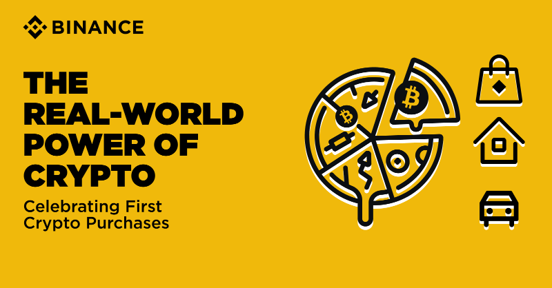 binance's tweet photo. More Than Just Pizza: It's Real-World Crypto Power! 

Ready to be inspired? Discover the unforgettable crypto stories of Binance employees and Angels as they share their first and most memorable transactions.

Dive in now 👇