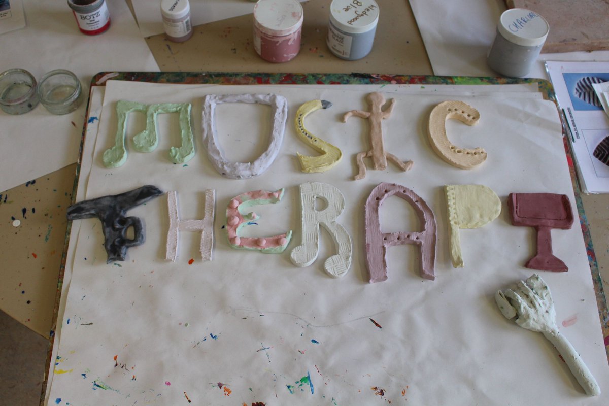 Patients and residents supported by Art, Music Therapy and Compass Teams have worked together to create a sign that will go above the recently opened Music Therapy Room!
 
You will be able to see the results in real life at the upcoming RHN Art Room exhibition: Emerge! on the