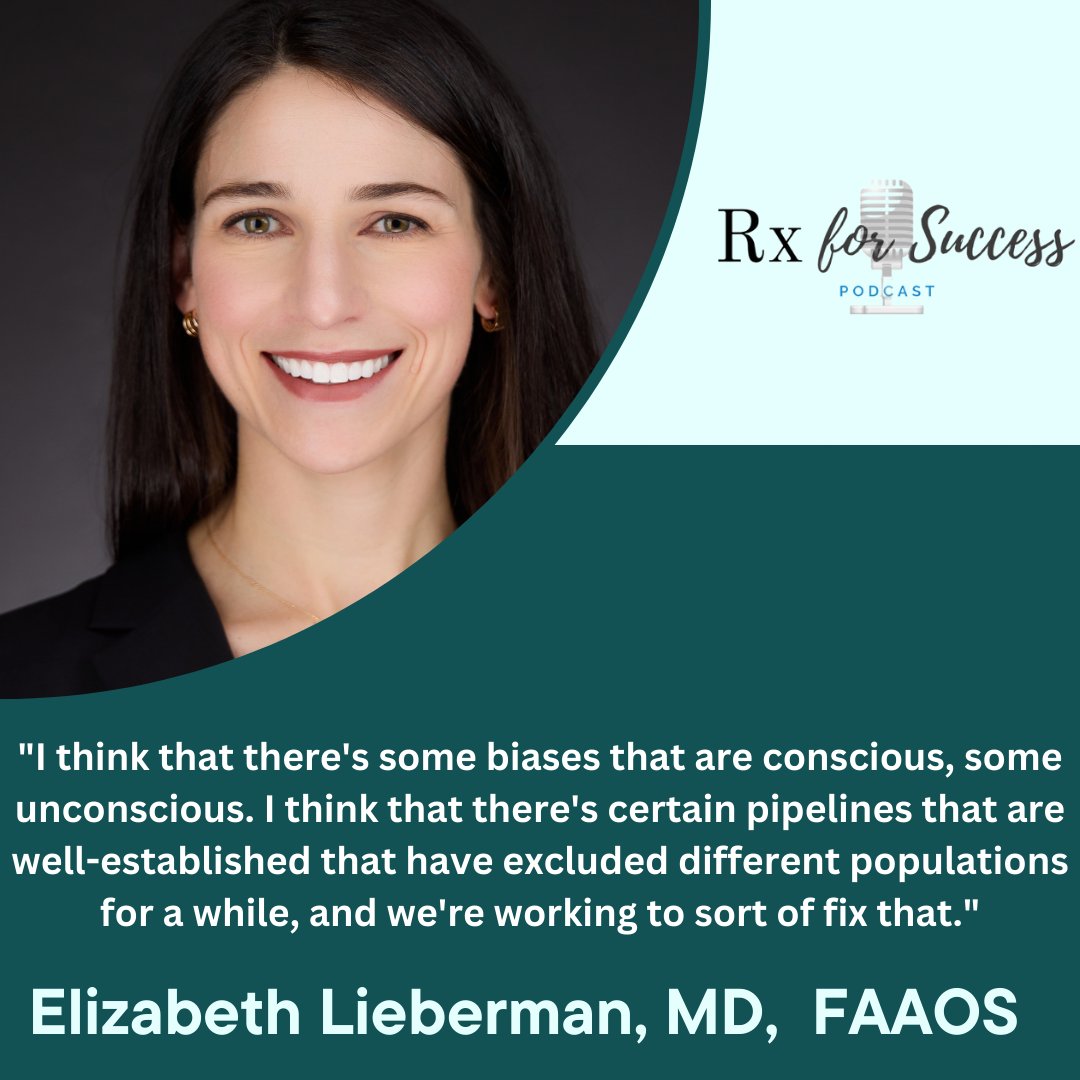 CoachesMd's tweet photo. This week on #PrescriptionForSuccess, orthopedic surgeon Dr. Elizabeth Lieberman shares her journey from med school waitlist to breaking barriers in a male-dominated field.
👉 https://t.co/W5wL3VTcco https://t.co/bb20QW929U