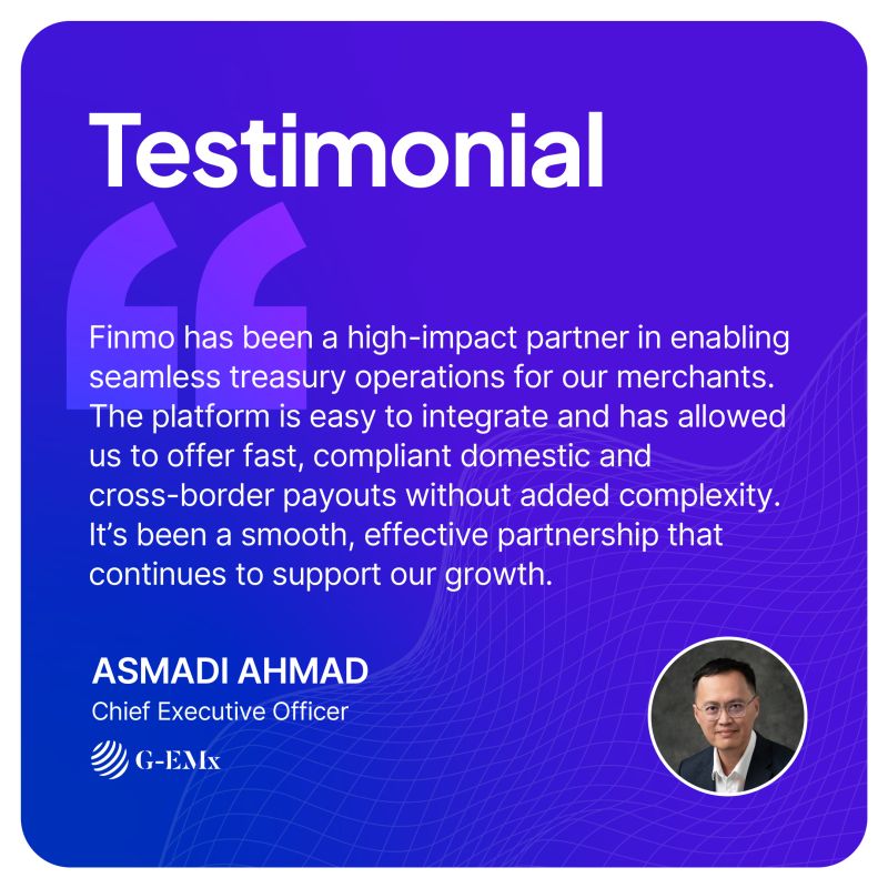 Finmo_net's tweet photo. Scaling treasury operations shouldn’t slow you down.
That’s why we built the Finmo Partner Portal to help platforms like Gemx Technologies offer fast, compliant merchant payouts without the operational burden.

👉 Learn more: https://t.co/O5KcS3N5to https://t.co/NioEl5GNRd