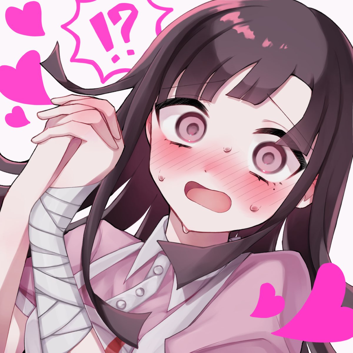 ずっきゅ〜ん！💘
#ダンガンロンパ #danganronpa