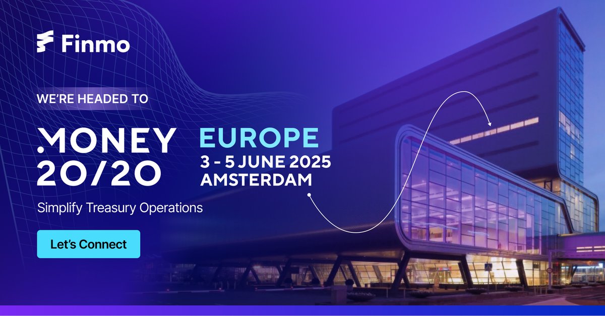 Finmo_net's tweet photo. Heading to Money20/20 Europe? 

We’re excited to meet industry leaders, innovators, and partners at Money20/20 Europe! If you’re looking to streamline global payments, optimize liquidity, or simplify treasury management, let’s chat.

📅 Book a meeting with us: sales@finmo.net https://t.co/BLAYhlX4BQ