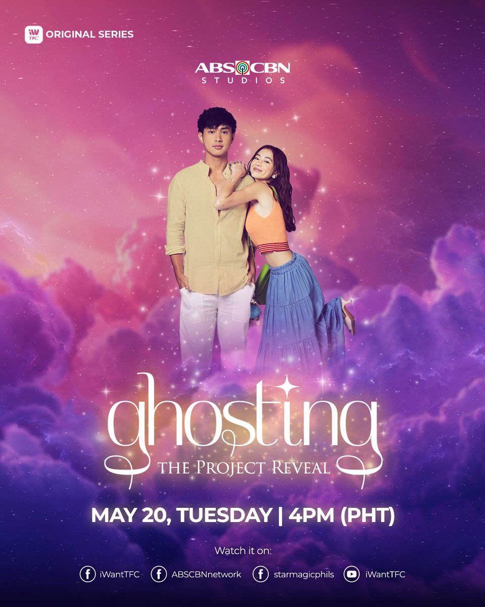 Hindi na...makahintay sa first-ever series ng #JMFyang? 🥰
Walang nang magmumulto dahil real na real na 'to! 

Abangan ang GHOSTING: The Project Reveal bukas, MAY 20, 4PM!
Watch it LIVE on the iWantTFC and ABS-CBN social media accounts.