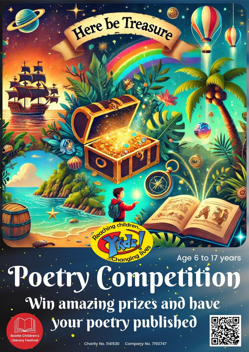 Liverpool_CU's tweet image. #LearningDestinationSpotlight

@Ykids_Charity are thrilled to invite Children&apos;s University students from across Merseyside to take part in their 2025 Poetry Competition!

The competition is open to young people aged 6-17! See below for more information! #LearningForFun