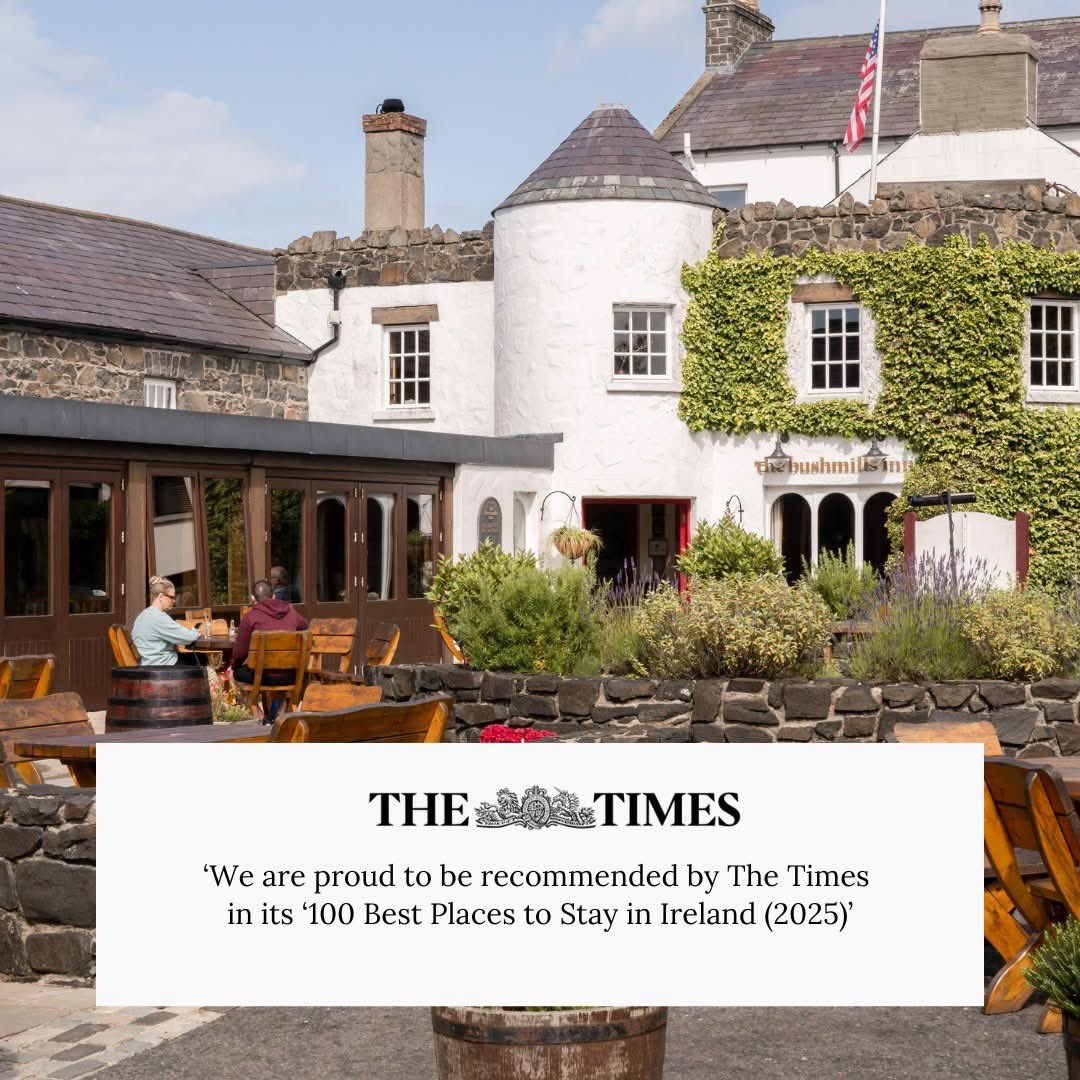 The Bushmills Inn (@bushmillsinn) on Twitter photo 🌟We are delighted and very proud to be recommended by The Times in its ‘100 Best Places to Stay in Ireland' (2025) 🌟
It’s always a joy to hear what guests love about The Bushmills Inn. Thank you to <a href="/Nicola_Brady/">Nicola Brady</a> at <a href="/thetimes/">The Times and The Sunday Times</a> for sharing her experience! 👉bit.ly/4k1OKA3 🌟We are delighted and very proud to be recommended by The Times in its ‘100 Best Places to Stay in Ireland' (2025) 🌟
It’s always a joy to hear what guests love about The Bushmills Inn. Thank you to <a href="/Nicola_Brady/">Nicola Brady</a> at <a href="/thetimes/">The Times and The Sunday Times</a> for sharing her experience! 👉bit.ly/4k1OKA3