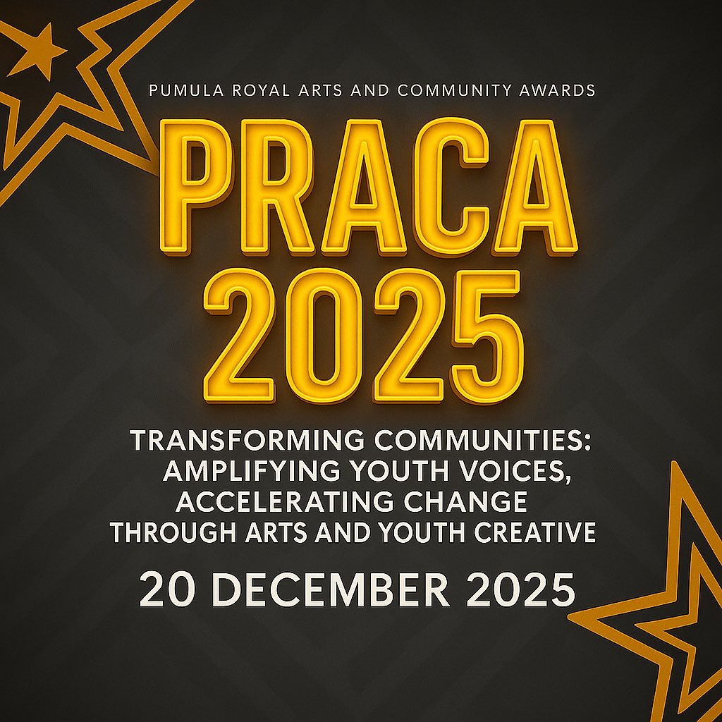 PRACAAwards's tweet photo. PRACA 2025 is here!
18–20 Dec | Pumula, ZW
Theme: Transforming Communities through Arts &amp; Youth Voices

3 days of arts, culture, &amp; community impact!
Day 1: Youth Indaba + Roadshow
Day 2: Stakeholders Dinner
Day 3: Main Awards

Info: +263715706608 / +263784247493
#PRACA2025 https://t.co/gbk70WoJOr