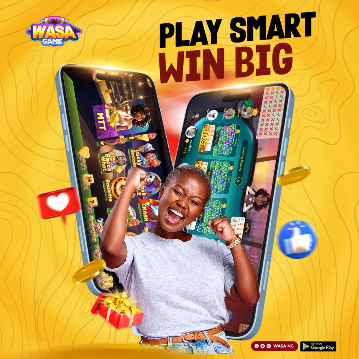 WASA_NG's tweet photo. 💥💥Play your cards right and you just might win the game.

Click the link to get the game: 🔗https://t.co/266ozeirPe
Bacca Whot - where every move counts.

#BaccaWHOT #WHOTChallenge #WasaCards #CardGameBattle #RealCardMoves #wasagame #casino #casinobonus  #casino https://t.co/nVWshhdrbG