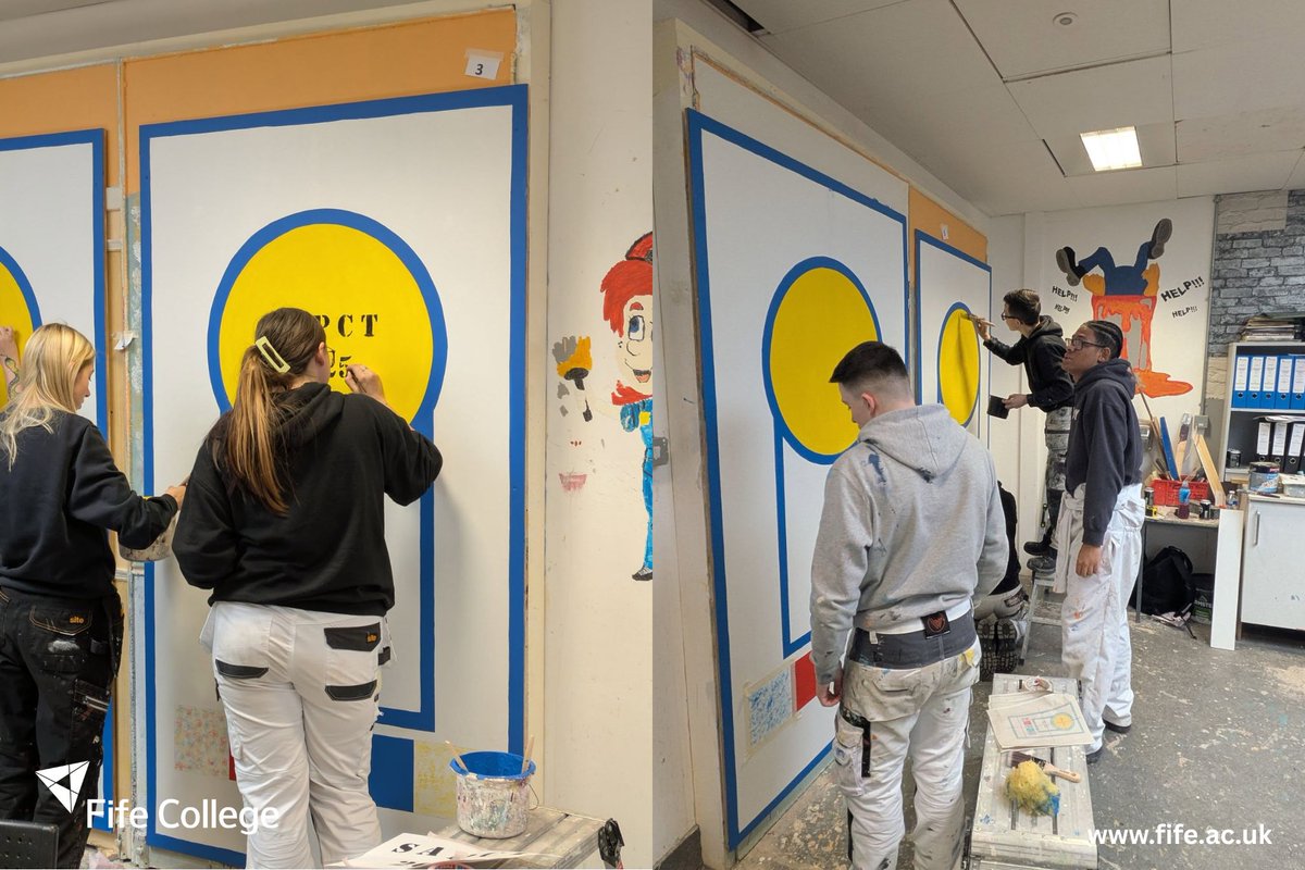 fifecollege's tweet photo. ๐ 1st & 2nd place for Fife College at the painting craft comp!
Amazing work from our talented pre-apprentices ๐
๐ Think you've got what it takes?
Apply now: https://t.co/32n4dzke84
#FifeCollege #ConstructionSkills https://t.co/iatmWyCNVT