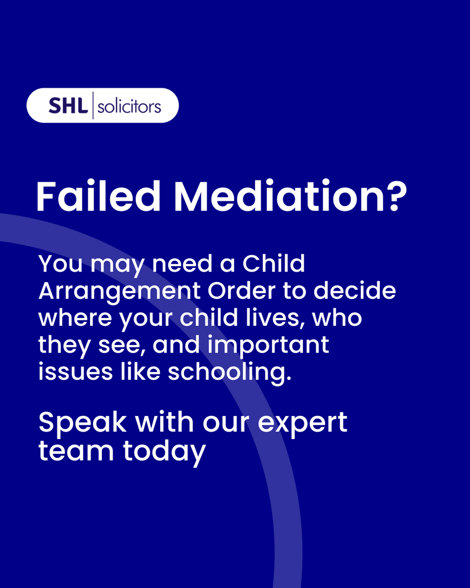 StHelensLaw's tweet photo. Mediation failed?

When you can’t agree through mediation, court intervention may be necessary. You may need a Child Arrangement Order to decide where your child lives and who they see.

Need legal guidance? Visit 👉 https://t.co/9d29DTs9Zg https://t.co/cfwFwgYNvo