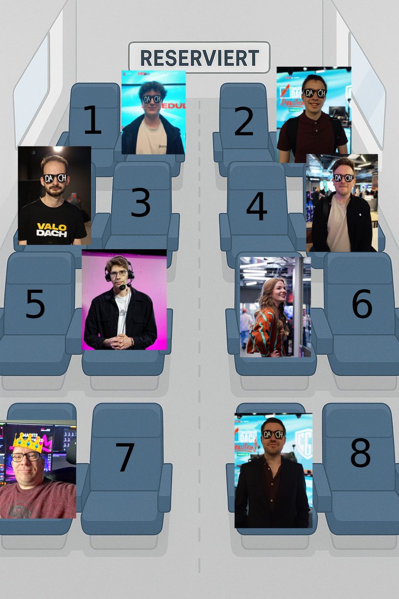 🧠 Okay Real Talk: Mit wem würdet ihr im Zug zu den nächsten Finals nach Hamburg sitzen? 👀  

Platz ist begrenzt – choose wisely.