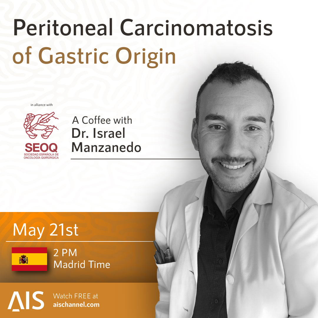 AIS Channel (@aischannel) on Twitter photo Tomorrow! 🚀 Your chance to ask Dr. Israel Manzanedo about tackling #PeritonealCarcinomatosis from #GastricCancer.
An insightful Q&A with <a href="/operarelcancer/">SEOQ | Los cirujanos del cáncer #operarelcancer</a>. Prepare your questions! 💬
🔗 aischannel.com/coffee-with/is…
#IamAIS #SoMe4Surgery #CancerGastrico Tomorrow! 🚀 Your chance to ask Dr. Israel Manzanedo about tackling #PeritonealCarcinomatosis from #GastricCancer.
An insightful Q&A with <a href="/operarelcancer/">SEOQ | Los cirujanos del cáncer #operarelcancer</a>. Prepare your questions! 💬
🔗 aischannel.com/coffee-with/is…
#IamAIS #SoMe4Surgery #CancerGastrico