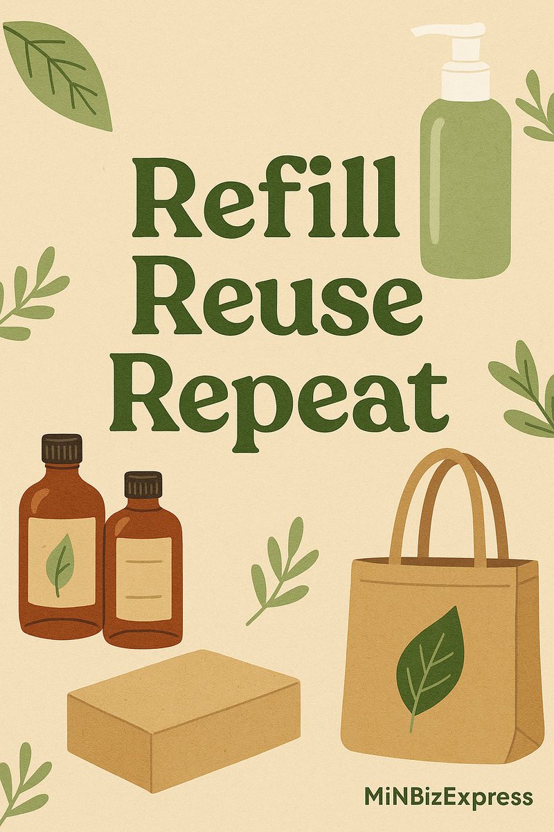 estardima's tweet image. Nigerian brands are making sustainability stylish!
From refill stations to reusable jars, they’re saying no to waste &amp;amp; yes to impact.
Start your week with green inspiration. 
👉🏾 Read more via 
 made-in-nigeria.biz/refill-reuse-r… 
#RefillReuseRepeat #MadeInNigeria #EcoFriendly #NaijaSMEs