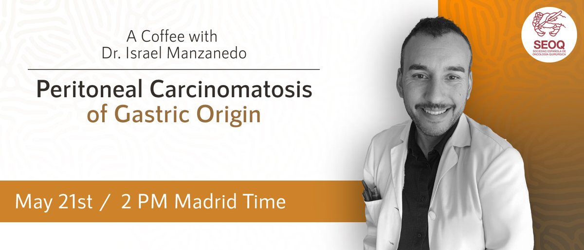 AIS Channel (@aischannel) on Twitter photo Just 1 hour to go! ⏰ Don't miss "A Coffee with Dr. Israel Manzanedo."
Discussing management of #GastricCancer with peritoneal spread. With <a href="/operarelcancer/">SEOQ | Los cirujanos del cáncer #operarelcancer</a>.
Last chance to prepare Qs! 🗣️
🔗 aischannel.com/coffee-with/is…
#IamAIS #MedTwitter #Oncology Just 1 hour to go! ⏰ Don't miss "A Coffee with Dr. Israel Manzanedo."
Discussing management of #GastricCancer with peritoneal spread. With <a href="/operarelcancer/">SEOQ | Los cirujanos del cáncer #operarelcancer</a>.
Last chance to prepare Qs! 🗣️
🔗 aischannel.com/coffee-with/is…
#IamAIS #MedTwitter #Oncology