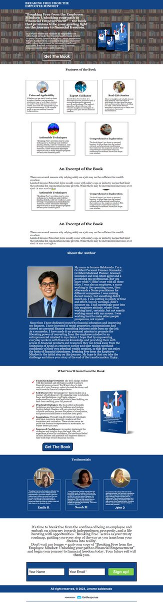 sofiyullahi69's tweet image. Feeling stuck in the employee trap? Breaking Free from the Employee Mindset by Jerome Baldenado is HERE to ignite your path to financial freedom! Ready to break out and thrive? Grab your copy NOW
#BreakFree #FinancialFreedom #MindsetMatters #UnlockYourPotential