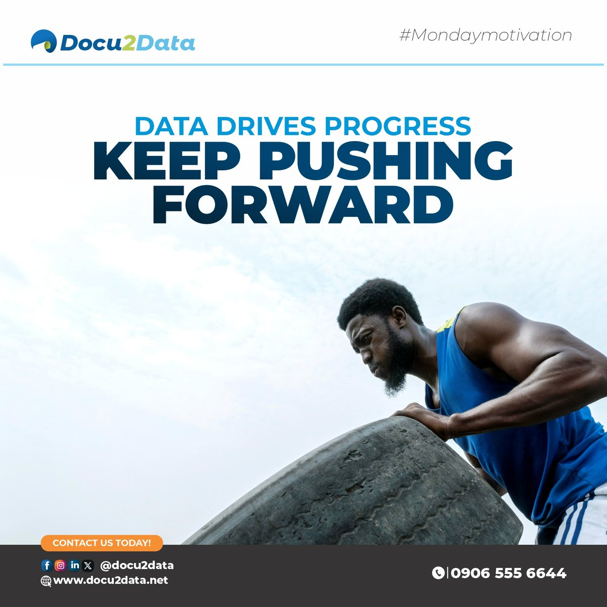 docu2data's tweet image. Data drives progress — keep pushing forward.
Every screen, every insight, is a step toward smarter impact.
 Your vision deserves to be seen.

#docu2data
#mondaymotivation
#digitalscreen
#advert