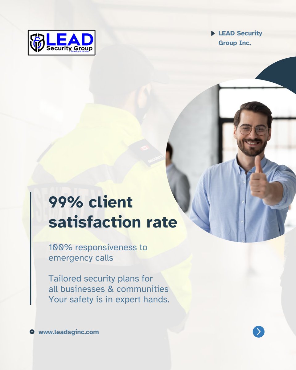 leadsginc's tweet image. Need armed or unarmed security guard services? LEAD Security Group provides reliable security services across New York &amp;amp; New Jersey, tailoring security solutions to meet your security needs.

#WeAreLEAD #24/7Protection #CustomizedSecurity #TrustedProtection #YourSafetyOurPriority