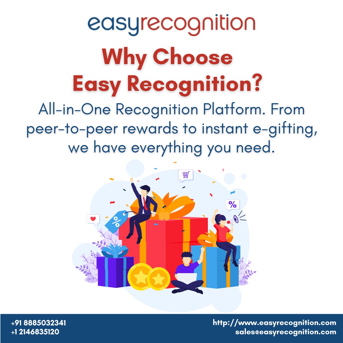 easyrnr's tweet photo. ✨ All-in-one, all for you. Easy Recognition offers end-to-end recognition features that are easy, efficient, and impactful.
Start recognizing better today!

📞+91 8885032341 / +1 2146835120
https://t.co/EBNfdueTOB
sales@easyrecognition.com https://t.co/CWIBQ77BBX