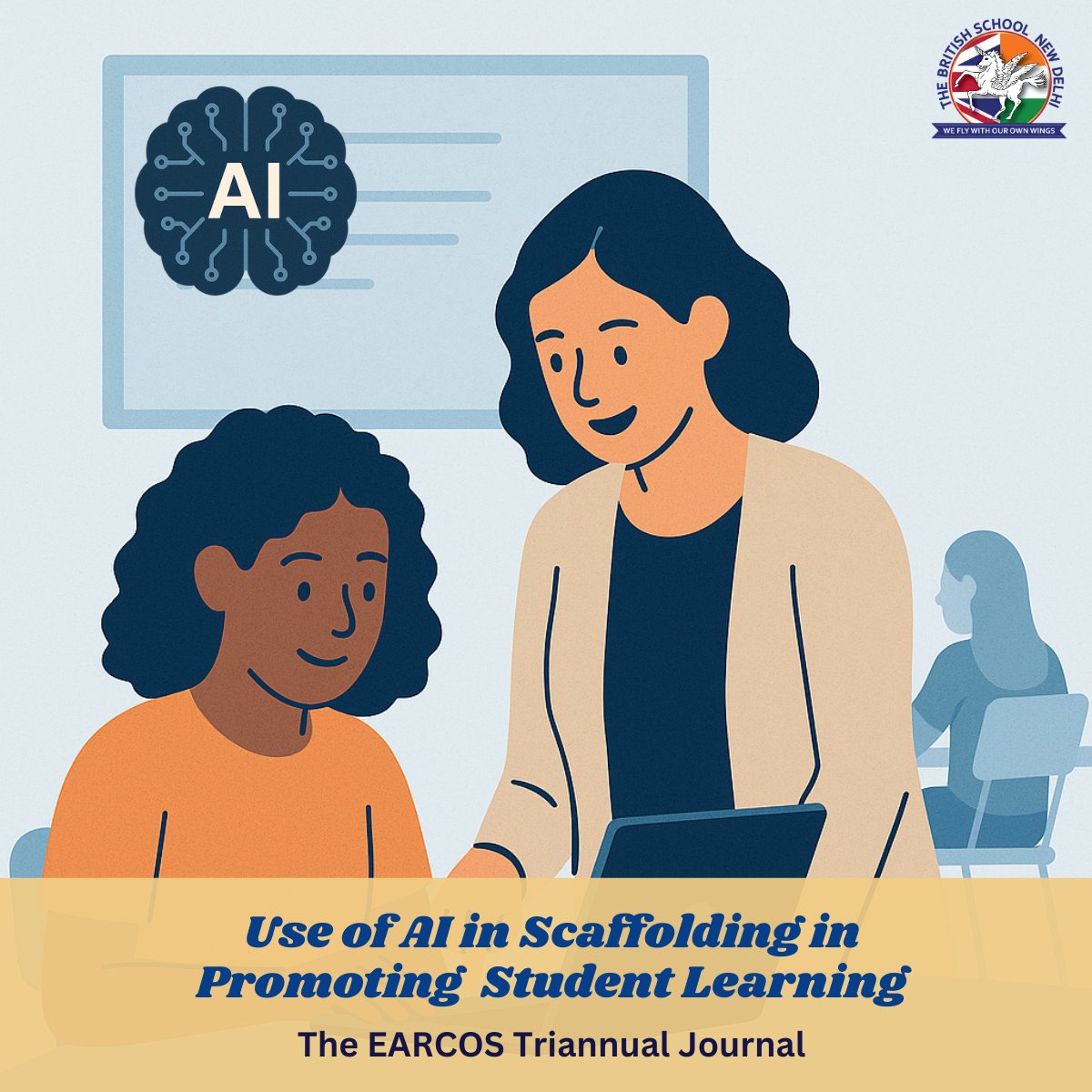Our teacher Meesha Arora has been featured in the <a href="/EARCOSORG/">EARCOS</a> Journal for her article on using AI to support student learning. Well done, Meesha! 👏 Read the article here: bit.ly/2KkhJiH 

#TBSDelhi #TeamTBS #Scaffolding #AI