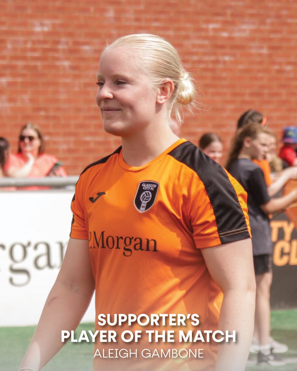 Glasgow City FC (@glasgowcityfc) on Twitter photo The last Supporter's Player of the Match at the Peasy this season goes to <a href="/aleigh_gambone/">aleigh gambone</a>. 🤗
#TheOriginalTrailblazers | #GCFC The last Supporter's Player of the Match at the Peasy this season goes to <a href="/aleigh_gambone/">aleigh gambone</a>. 🤗
#TheOriginalTrailblazers | #GCFC