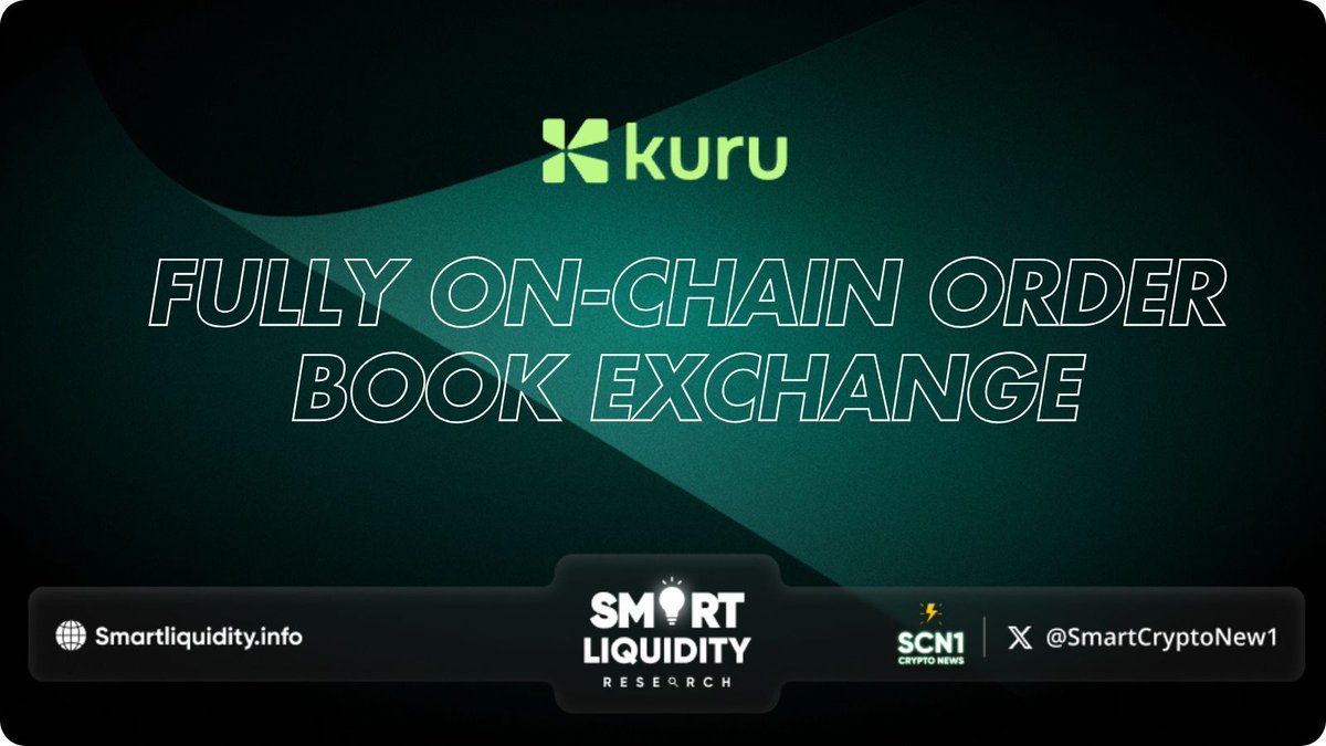 SmartCryptoNew1's tweet photo. 💥 Meet @KuruExchange, the future of trading!

🎯 Built on @monad_xyz, #Kuru is a fully on-chain order book exchange designed to bridge the gap between decentralized and centralized platforms. 

⚡Experience seamless trading with zero slippage and enjoy the security of self-custody.

🗞 Trade with confidence, knowing you're getting the best of both worlds. 

🔽 VISIT
https://t.co/u4laOoOUPm
#SCN1