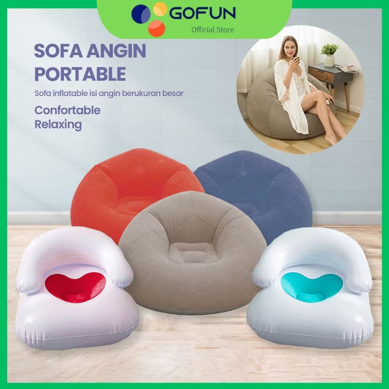 BlessIndy's tweet image. Sofa Santai Angin Empuk Kursi Sandaran Inflatable Bean Bag Indoor Outdoor Material PVC - Gofunshop dengan harga Rp95.040 #sofasantai #sofaempuk #sofamurah s.shopee.co.id/2qI8Q8397C?sha…