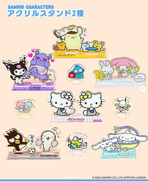 ダイソー『サンリオキャラクターズ アクリルスタンド 第2弾