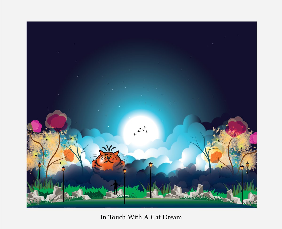 Racroff's tweet image. #illustration #illustrationart #illustrationartists #art #ArtistOnTwitter #artshare #vector #vectorart #artists #artwork #digitalillustration #digitalart #digitalillustration #CatsOfX #CatsLover #dream