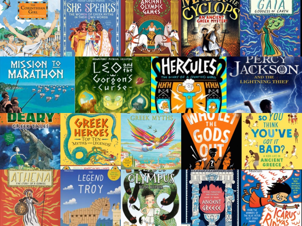 🏺ANCIENT GREECE🏺topic booklist:
➡️➡️ booksfortopics.com/booklists/topi…

Check out our list of recommended KS2 children's books about ANCIENT GREECE. 
The history topic is full of intriguing stories of ancient gods and heroes as well as fascinating tales of daily life and epic battles...