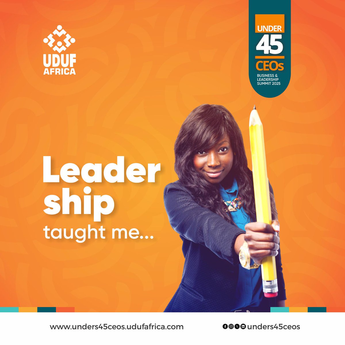 What’s one leadership mistake you made early on that taught you everything?

Let’s be real. Growth isn’t glamorous, but it’s necessary.

Drop yours in the comments.

under45ceos.udufafrica.com
<a href="/udufafrica/">uduf Africa</a> 

#Leadershipsummit #Under45transformation