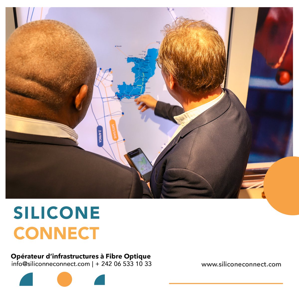 Notre réseau fibre performant est au cœur de l'économie numérique et des infrastructures de nouvelle génération. 

#ChezMoiAuCongo #WeAreSiliconeConnect #FibreNationale #FibreB2B