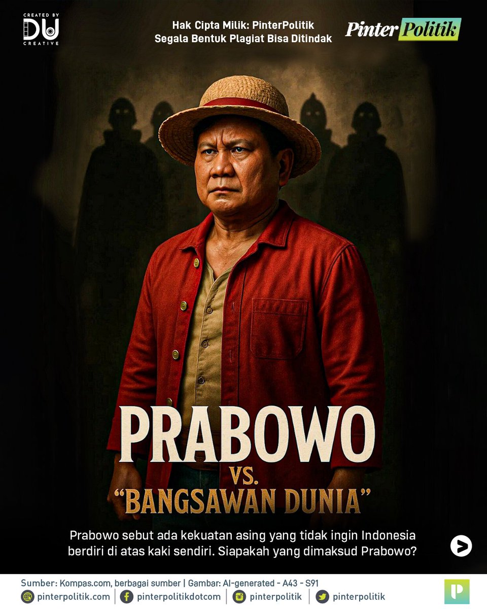 pinterpolitik's tweet image. Hmm, menurut kalian, siapakah kekuatan asing yang dimaksud Pak Prabowo? 🤔💭

#Prabowo #PrabowoSubianto #TIDAR #asing #AmerikaSerikat #Tiongkok #Singapura #Australia #pinterpolitik #infografis #politikindonesia #beritapolitik #beritapolitikterkini