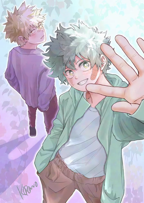 快晴。 #爆豪勝己 #緑谷出久 #bkdk