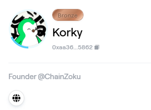 Don't forget to follow ChainZoku &amp; myself on the Abstract portal ✳️

And yeah, I've been doing a terrible job at getting XP for myself.

But working hard to get some XP to those who play with our upcoming games 👀