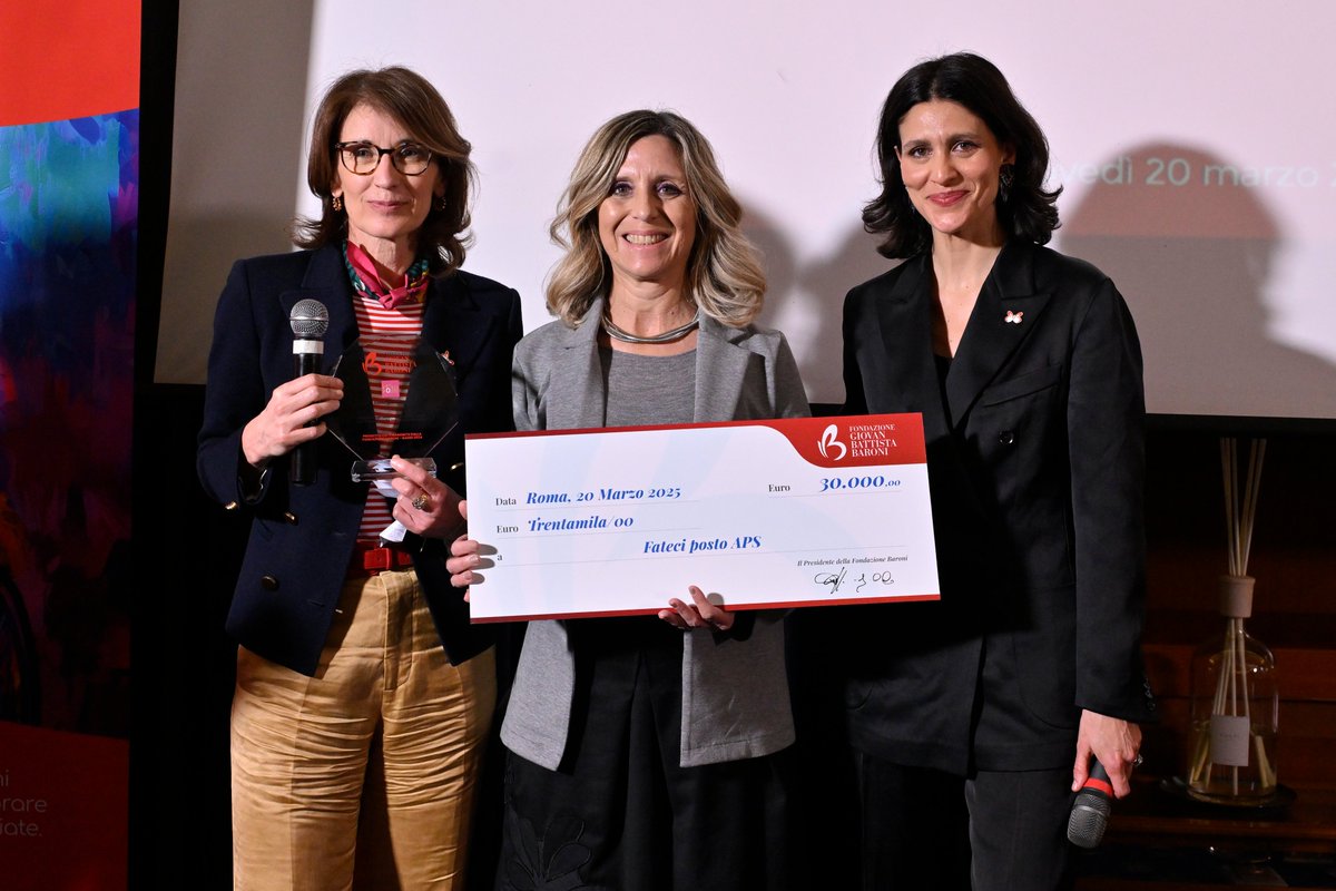 🎖️ Tra i vincitori dei Bandi della #FondazioneBaroni c’è Fateci Posto APS, con un'iniziativa che dà voce e spazio a ragazzi autistici, promuovendo la loro autonomia e inclusione.

🔗 Scopri il progetto: fondazionebaroni.it/bando/fateci-p…

#inclusione #solidarietà #autismo